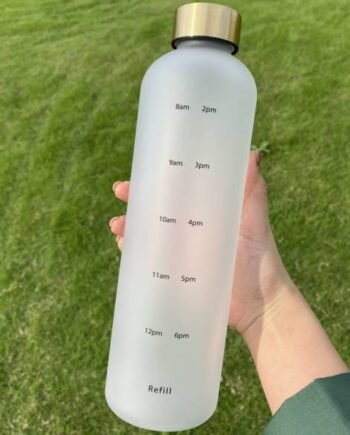 1L Water Bottle With Time Marker